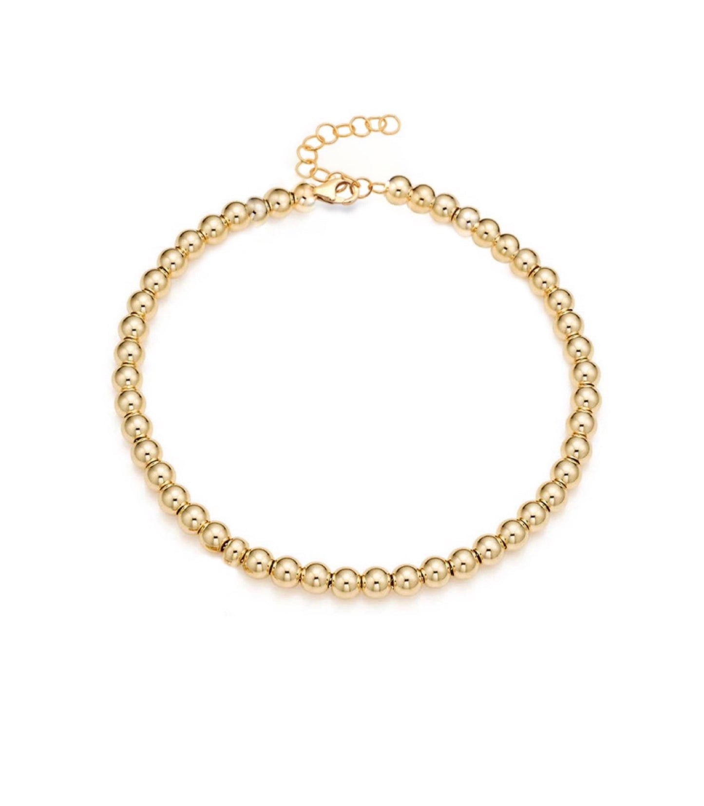 14K Gold Filled Beaded Bracelet