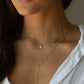 Shaker Disk Necklace