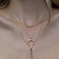 Tiny Curved Bar Necklace