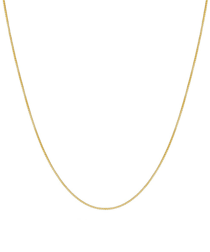 Adjustable Infinite Box Chain Necklace