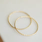 Tiny Solid 14k Gold Sparkle Band