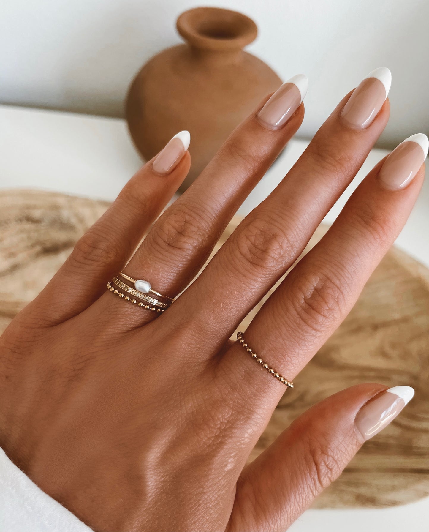 Baby Ball Chain Ring