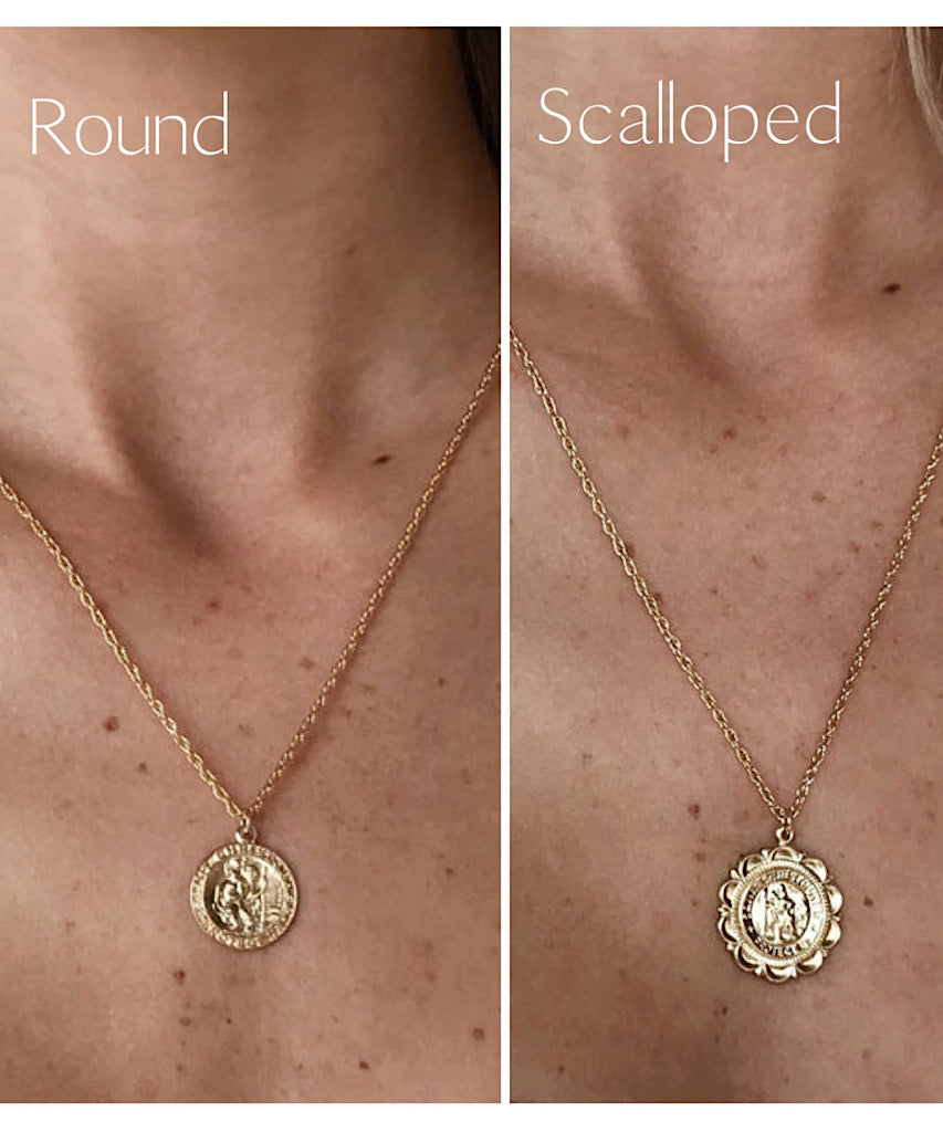 Large Saint Christopher Necklace