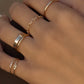 14K Gold & Diamond Tiny Pinky Ring