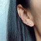 Leona 14K Solid Gold Stud Earrings