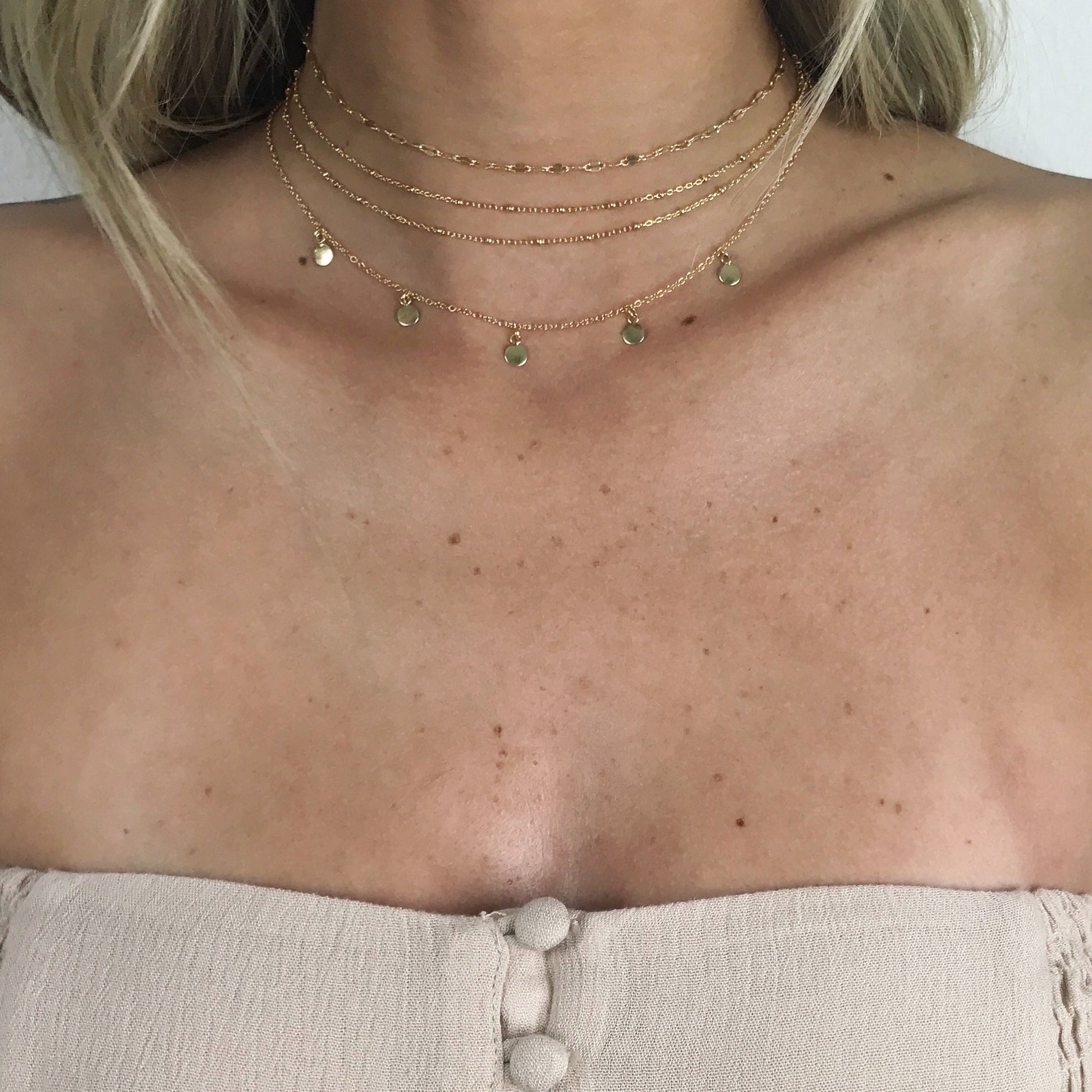 Shaker Disk Necklace – Belladaar