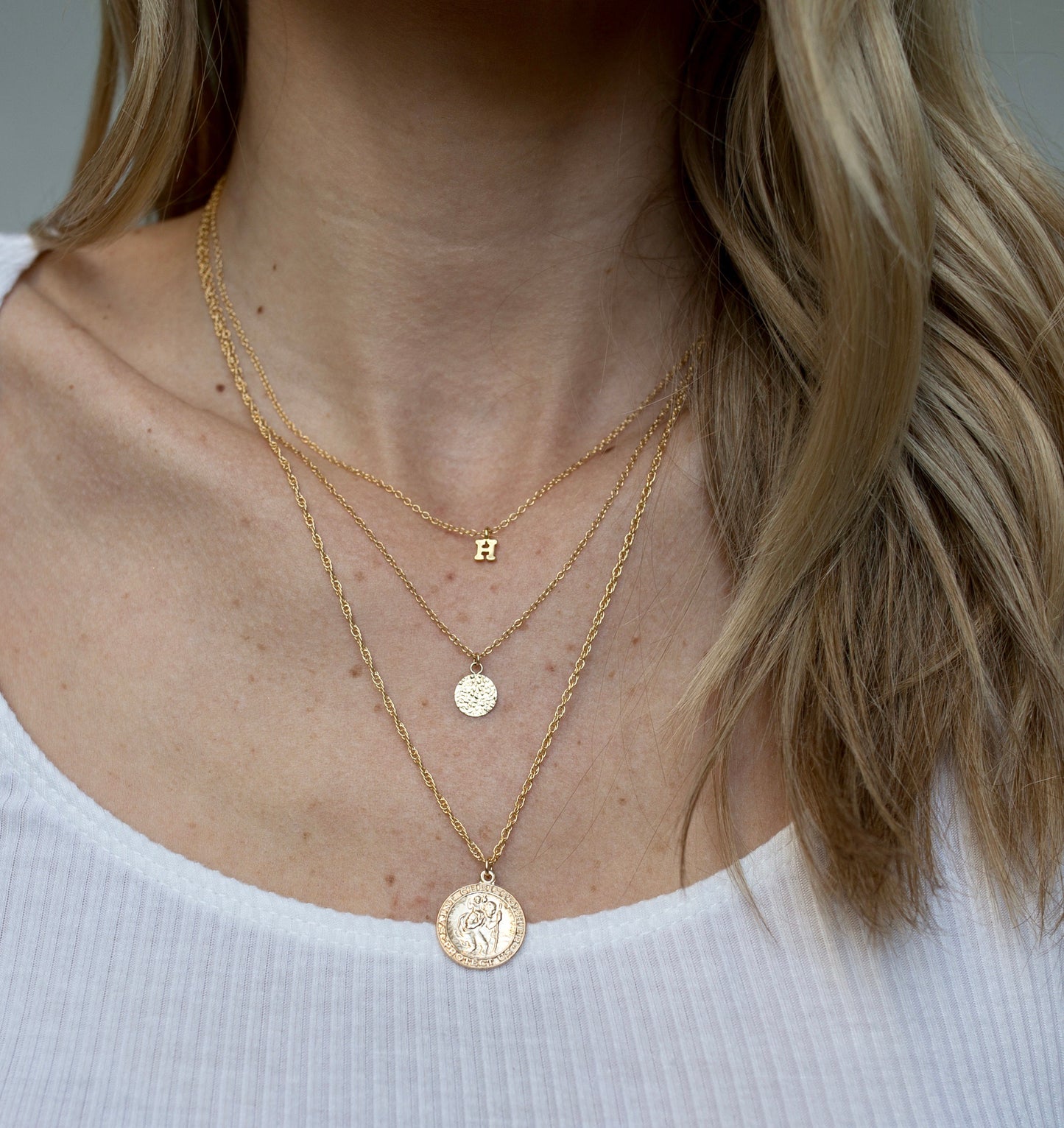 Teeny Tiny Initial Necklace