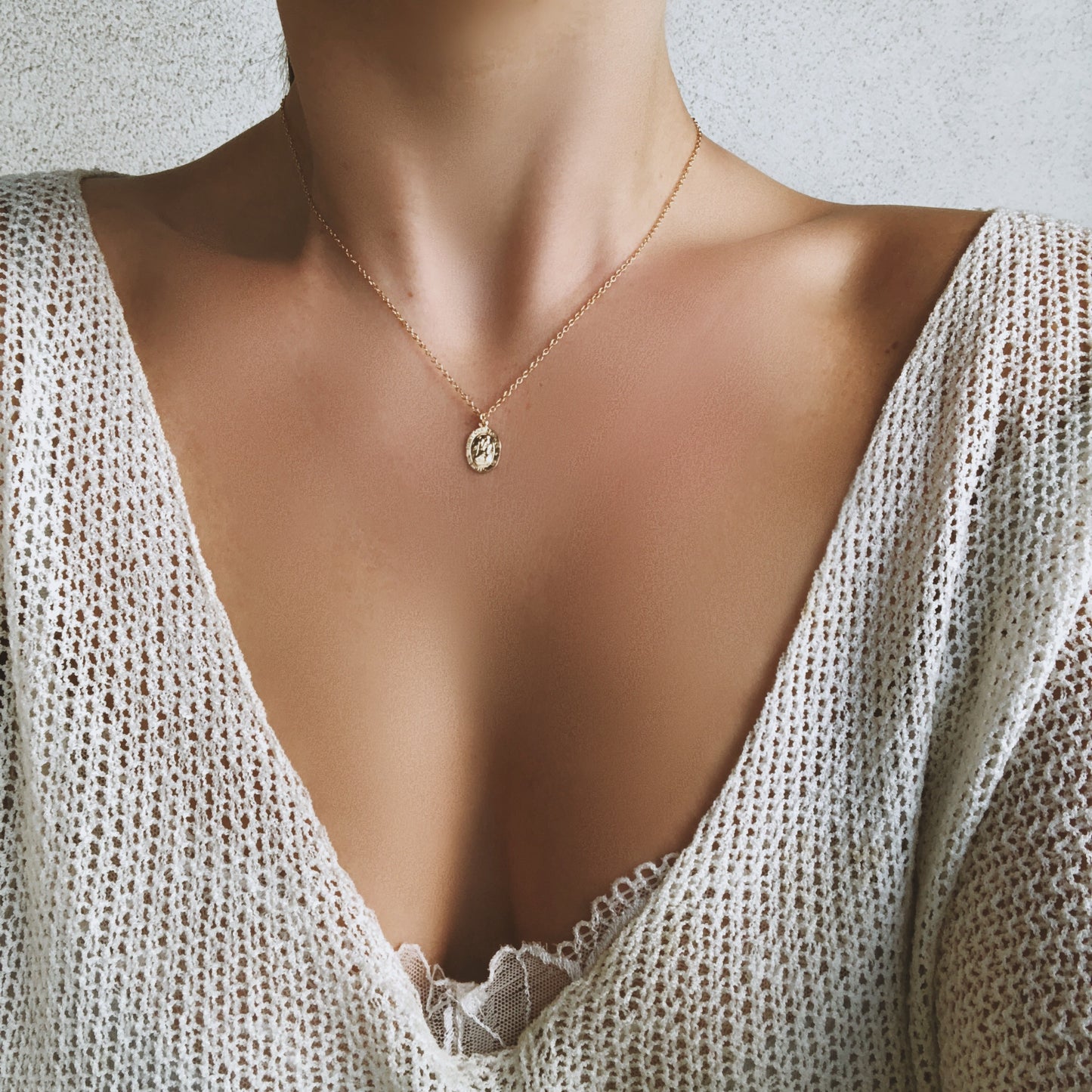 Small Saint Christopher Necklace