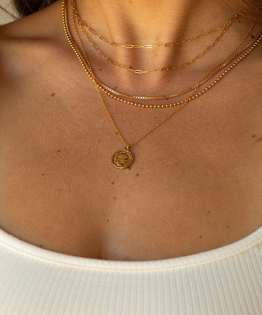 Elle Double Layer Short Necklace