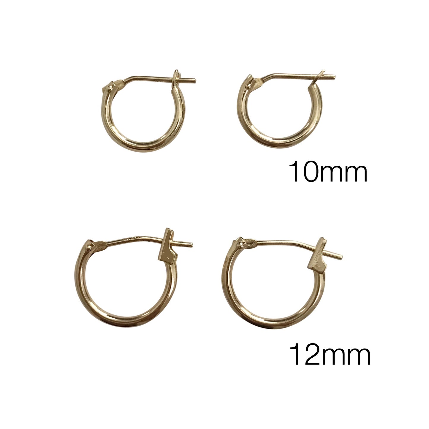 14K Mini Huggie Hoop