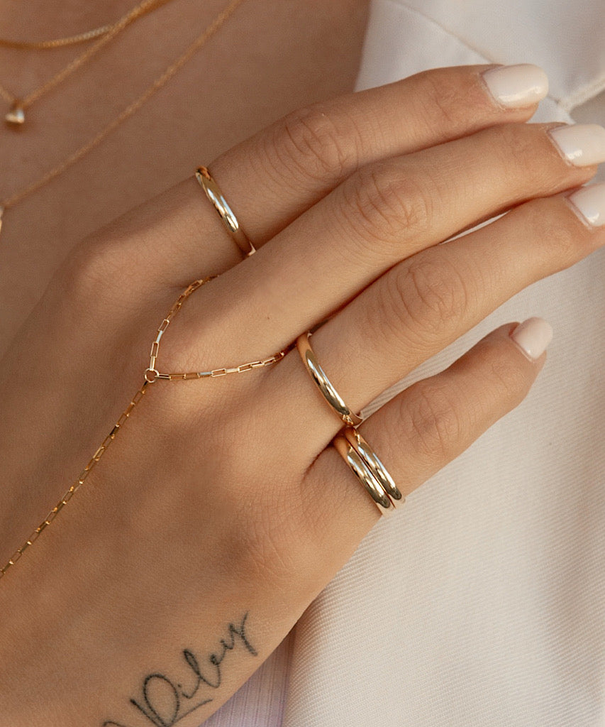 Forever band in rose gold