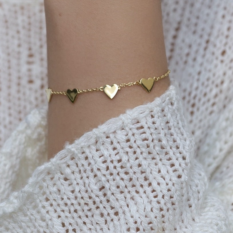 5 Heart Love Bracelet