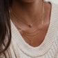14K Gold Filled Script Initial Necklace