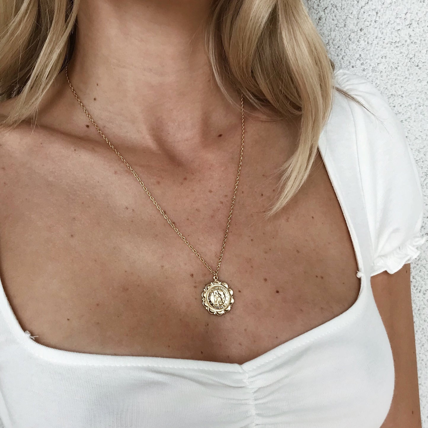 Large Saint Christopher Necklace