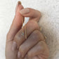 14K Gold Crystal Threader