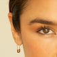 Solid 14K Gold Safety Pin Earring