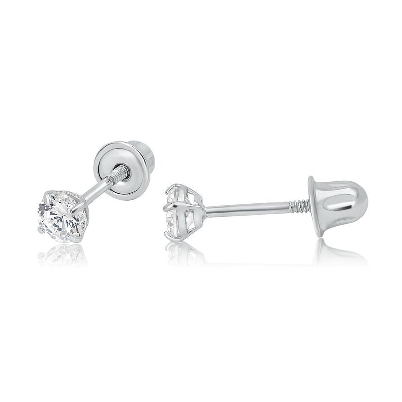 14K Screw Back Studs