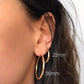 Badgal Thick Hoops
