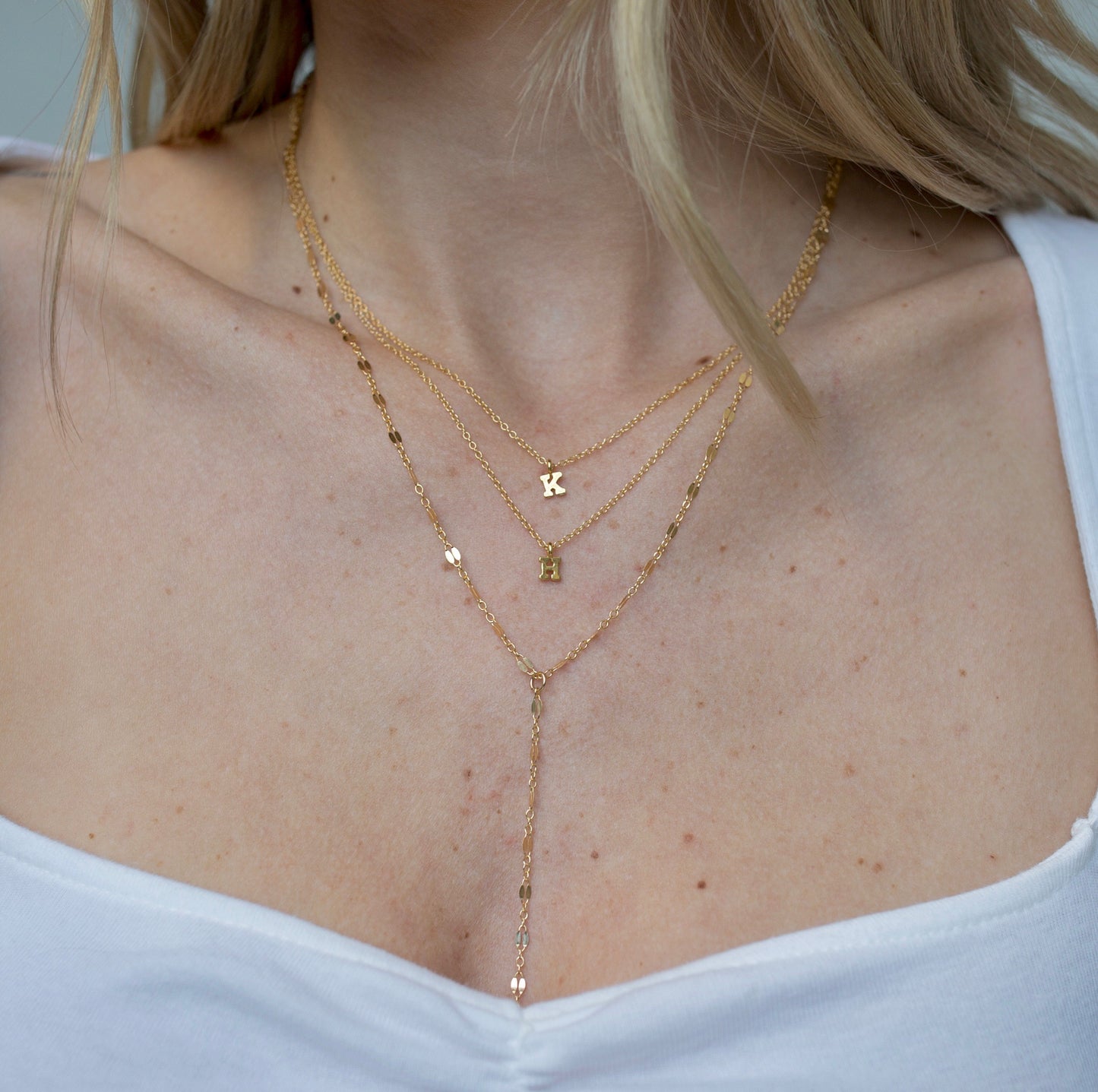 Teeny Tiny Initial Necklace