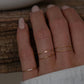 14K Gold & Diamond Tiny Pinky Ring