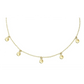Shaker Disk Necklace