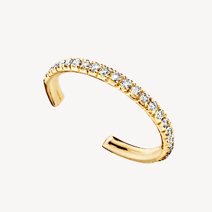 14K Diamond Ear Cuff